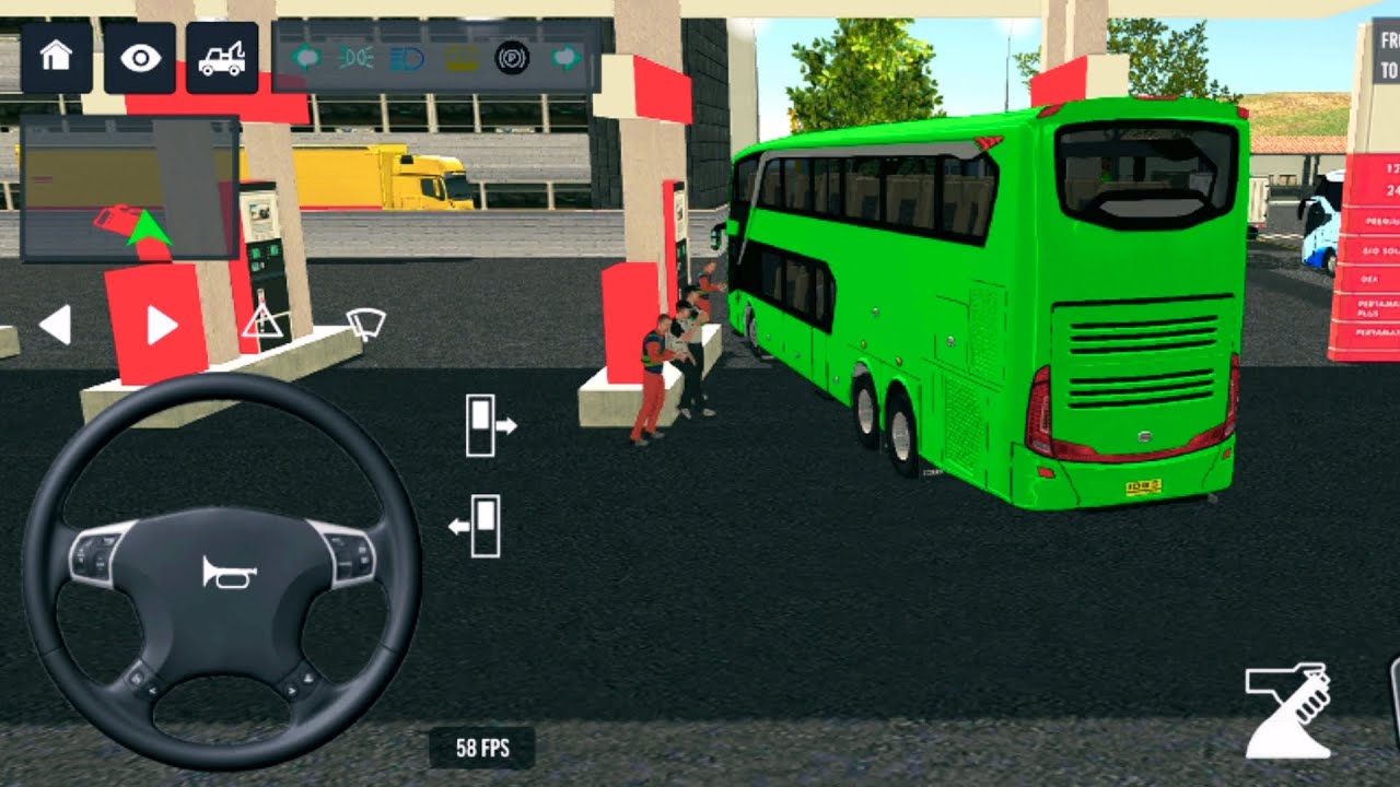 😱Indonesia Coach bus Driving🚍🧑‍✈️ | Euro bus Simulator Android Gameplay 2026