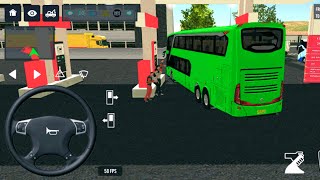 😱Indonesia Coach bus Driving🚍🧑‍✈️ | Euro bus Simulator Android Gameplay 2026 screenshot 2