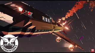 The End Of A True Warrior |Stormworks Cinematic Plane Crash| (Stormworks: Build and Rescue)