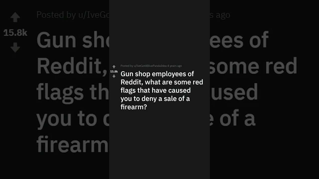 Gun shop employees, what are the red flags for denying a sale?