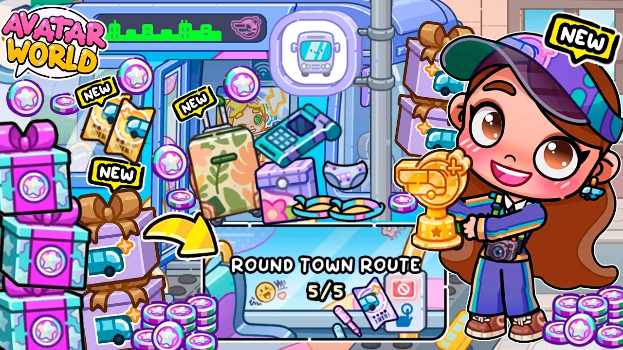 Como CONSEGUIR TODAS LAS MONEDAS Y SECRETOS del NUEVO *AUTOBUS* 🚐 🤯 Nueva Actualizacion Avatar World