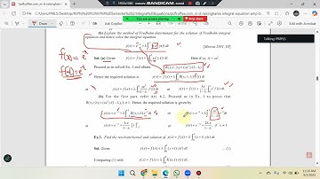 Integral Equations, Chapter 6, FREDHOLM’S FIRST FUNDAMENTAL THEOREM, Solved Examples, Part D