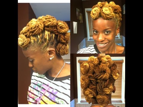 Rosebud Faux Mohawk A Wedding Locs Updo For My Sister S Camille