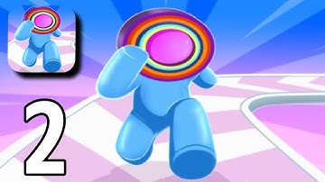 Layer Man 3D - Gameplay Walkthrough Part 2 Run & Collect (iOS, Android)