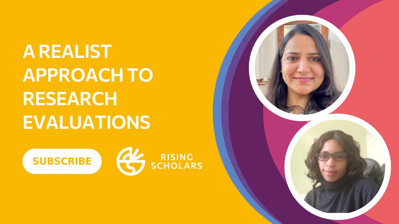 Beyond 'what works' - a realist approach to research evaluation | Rising Scholars TQRS