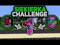 SIEKIERKA CHALLENGE w MINECRAFT! | TEPANIE DO GRACZY *POLIZALI*