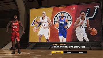 Best 2 way diming 3pt shooter build nba 2k23
