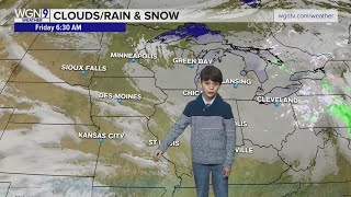 4th grader reports Friday's weather forecast