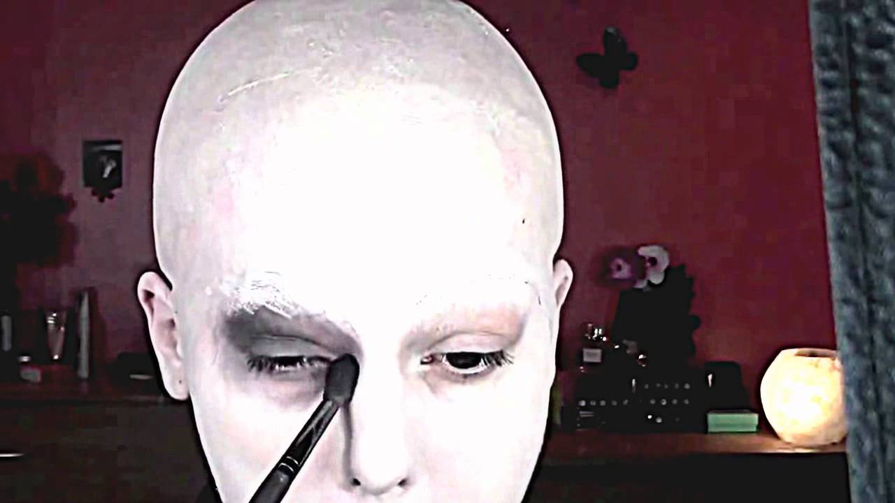 ADDAMS FAMILY UNCLE FESTER Special Fx Makeup Tutorial Engl YouTube