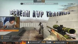 Тренировка ScreaM стрельбы с AWP на карте awp_india (ScreaM AWP training, awp_india)