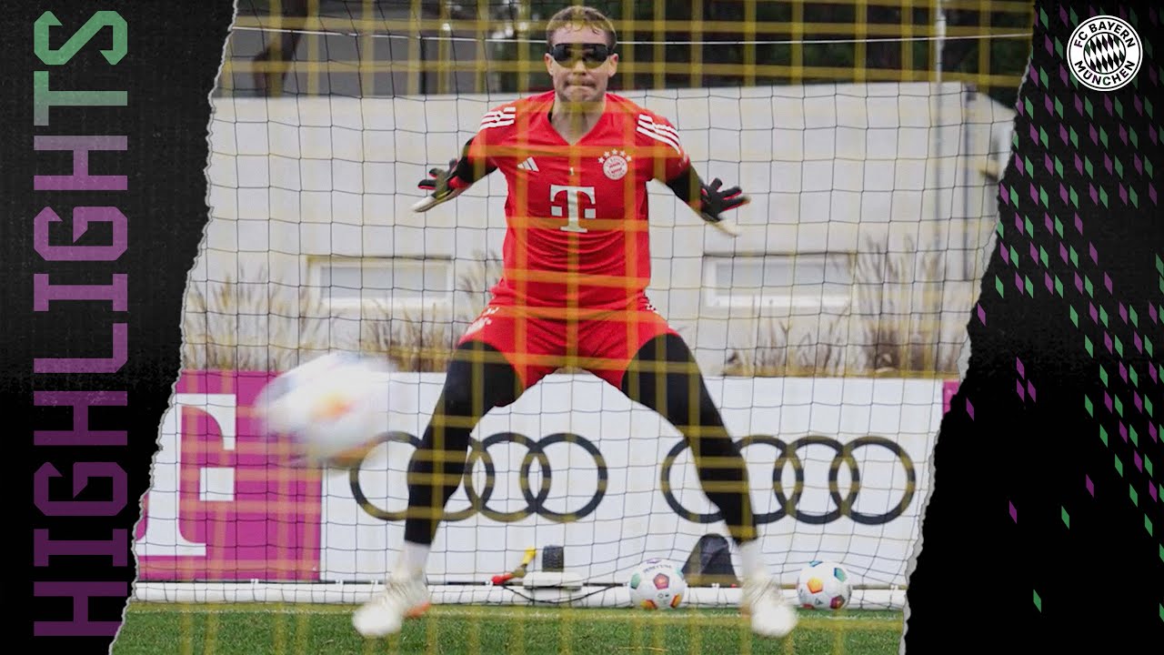 Neuer with special glasses & Dier cold as ice! 👓🧊 | Best of Training in January