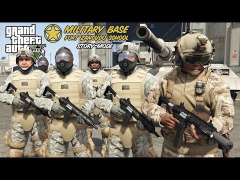 How To Join the ARMY in GTA 5! (Fort Zancudo School & Missions)