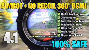BGMI 4.1 AIMBOT OBB | BGMI 4.1 NO RECOIL CONFIG | BGMI NO RECOIL CONFIG 4.1 [100% Safe No Ban ]