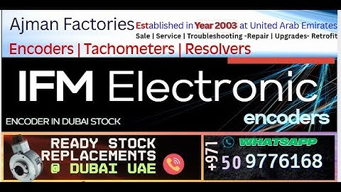 Upgrade Replace repair #faulty #ifm #equivalent #substitute #replacement Encoder servorepair.ae UAE