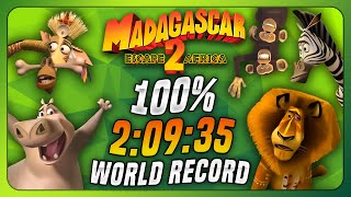 [WR] Madagascar: Escape 2 Africa  100% Speedrun in 2:09:35 (w/o loads)