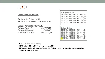 Como calcula diferença salarial?