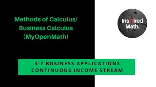 3-7 Business Applications Continuous Income Stream