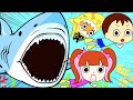 【サメニン知育アニメ】サメに襲われた？！サメの海で冒険するぞ！