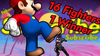 I Made 16 Video Game Characters Fight Using An AI