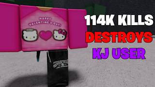 Destroying Kj.. Is Hilarious The Strongest Battlegrounds