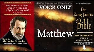 40 |  Mathew { SCOURBY AUDIO BIBLE KJV }  "Thy Word is a lamp unto my feet"  Psalm: 119-105 screenshot 4