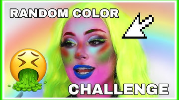 RANDOM COLOR GENERATOR MAKEUP CHALLENGE || Makeuppbyruthie
