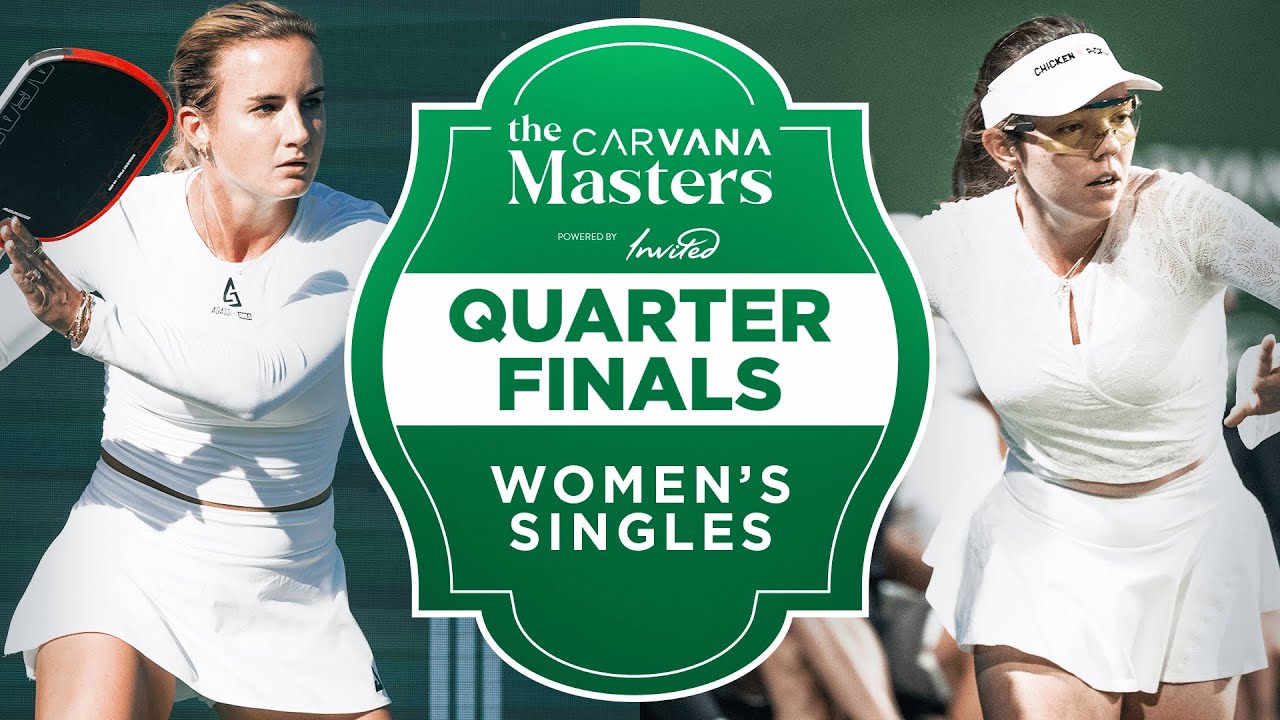 Kate Fahey vs Jorja Johnson at the The Carvana Masters