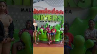 Mall of America Nickelodeon Universe minnesota FamilyTrip AmusementPark Shorts