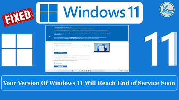 ✅ How To Fix Your Version Of Windows 11 Will Reach End Of Service Soon Notification On Taskbar