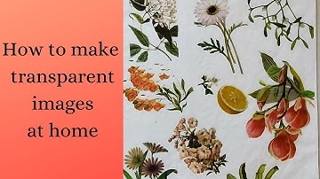 Easy transparent ephemera or decoupage images in just minutes. Mixed media, journals, cards, collage