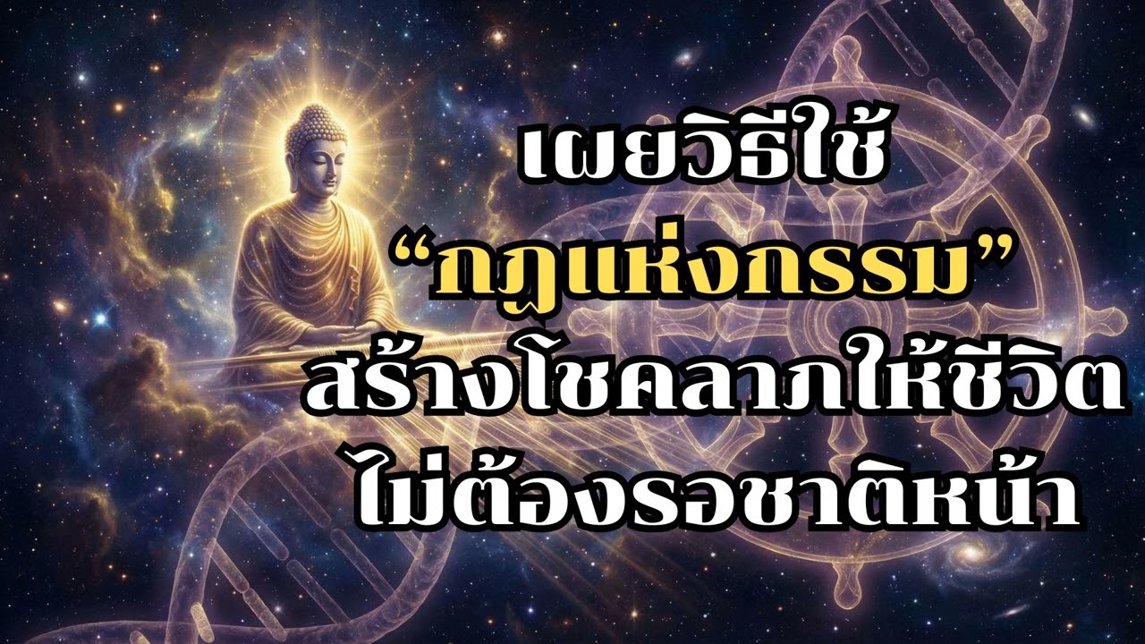 เปิดเผยความลับ: ใช้ 'กฎแห่งกรรม' สร้างโชคดีให้ชีวิตคุณในชาตินี้! ไม่ต้องรอชาติหน้า