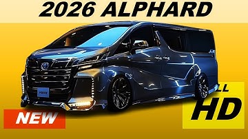 2026 Toyota Alphard - the Best premium MPV