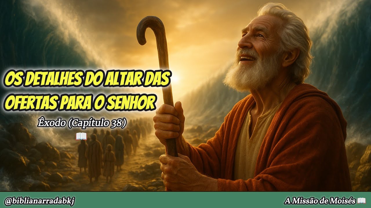 O ALTAR DAS OFERTAS PARA O SENHOR - ÊXODO CAPÍTULO 38 📖