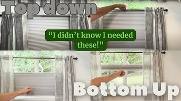 DIY How to Install Top Down Bottom Up Cordless Cellular Shades | Step by Step Basic Tutorial Demo
