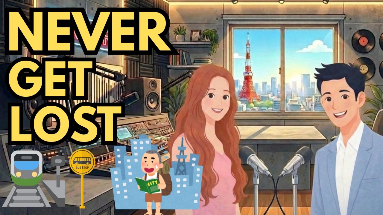 Не заблудитесь в Японии! 🚄 | Простой японский для начинающих | Медленная японская речь | Эпизод 10