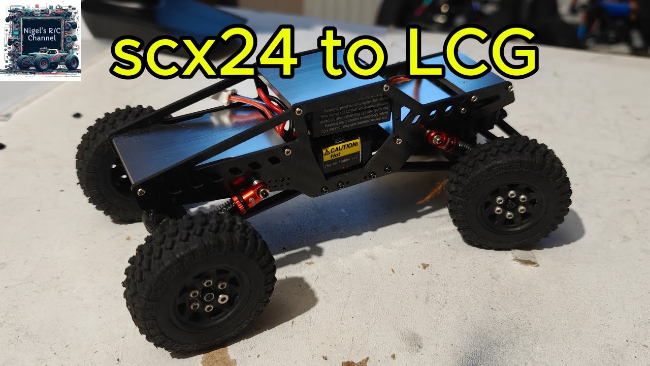 Cheap LCG Build chassis from AliExpress for the axial 1/24 trucks - YouTube