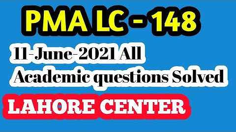 | PMA LC-148 || | LAHORE CENTER | | 11 June 2021 | ARMY INITIAL TEST |