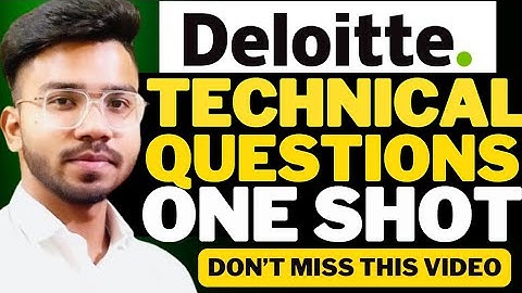 Deloitte Technical Assessment Questions One Shot | Deloitte NLA Assessment Questions