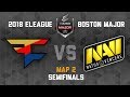 FaZe vs NaVi - Semifinals Map 2 de_mirage (BO3) - CS:GO ELEAGUE Major Boston 2018