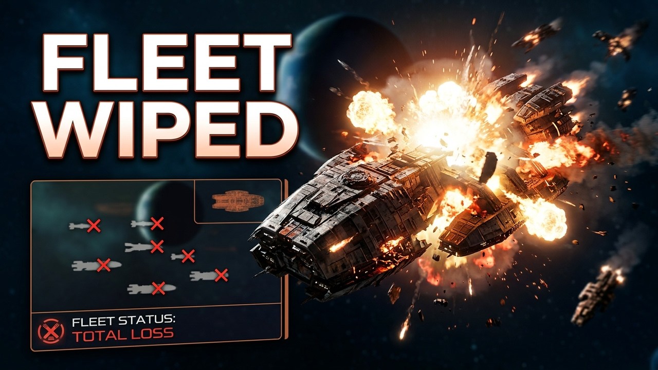 The Colonial Fleet Destroyed | Battlestar Galactica Deadlock - YouTube