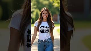 Realistic T Shirt Video Mockup Item Code Vm01 Dmcomment For Orderenquiry