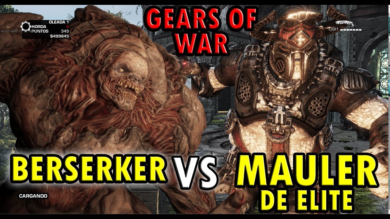 BERSERKER VS MAULER INCENDIARIO EN GEARS OF WAR YouTube