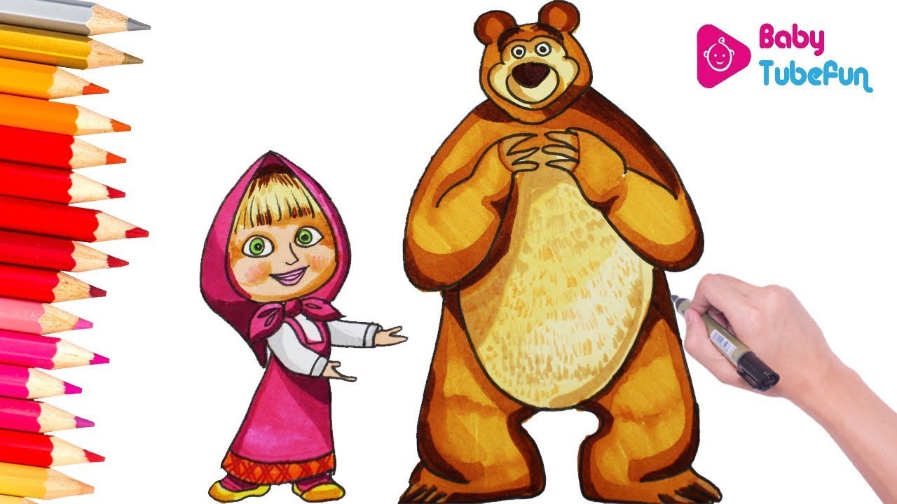 Маша и медведь рисуем песня. Маша и медведь рисунок. Медведь маг рисунок. Маша и медведь для рисования. Маша и медведь рисунок карандашом.