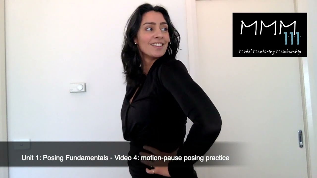 How to model: Motion-pause posing practice - YouTube