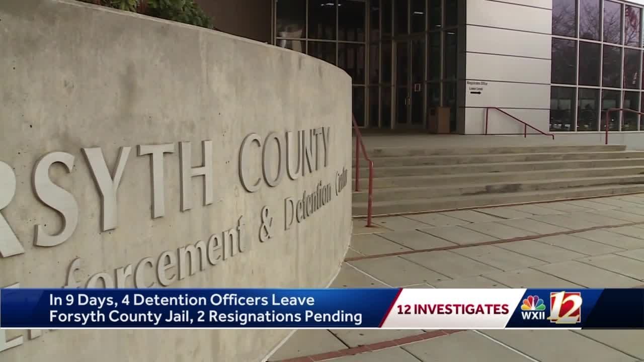 In 9 days, 4 detention officers leave Forsyth County jail; 2