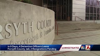In 9 days, 4 detention officers leave Forsyth County jail; 2 resignations pending