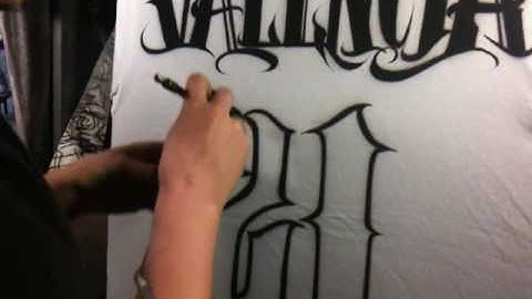 IHow to airbrush a 21st birthday t-shirt by Jaime Rodriguez. part 1