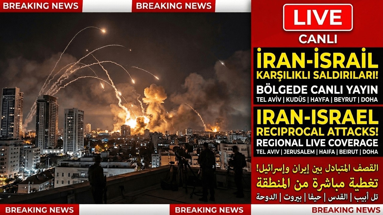 LIVE NOW: Massive Escalation in Tel Aviv & Jerusalem & Haifa & Beirut| Real-Time Coverage