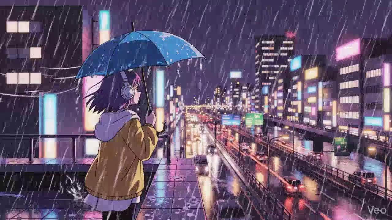 Rainy Night in Tokyo 🌧️ Lofi Beats for Study & Work