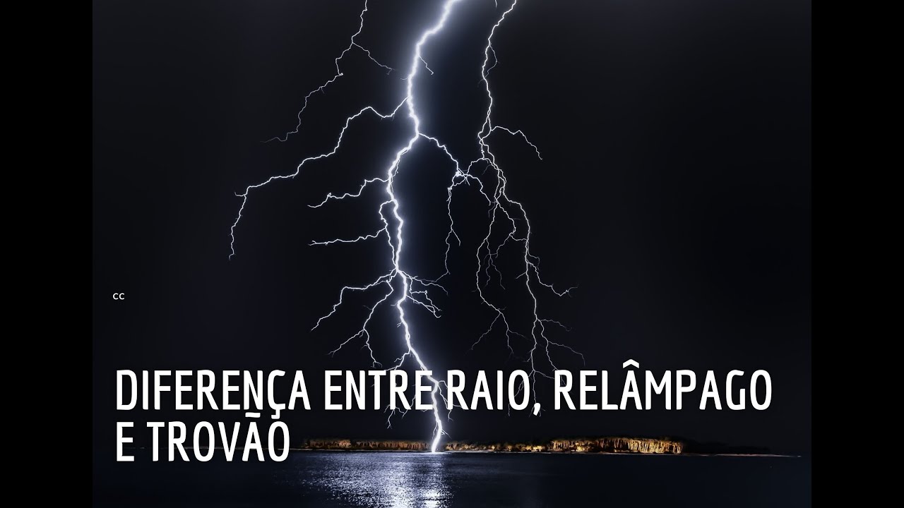 DIFERENÇA ENTRE RAIO, RELÂMPAGO E TROVÃO - YouTube